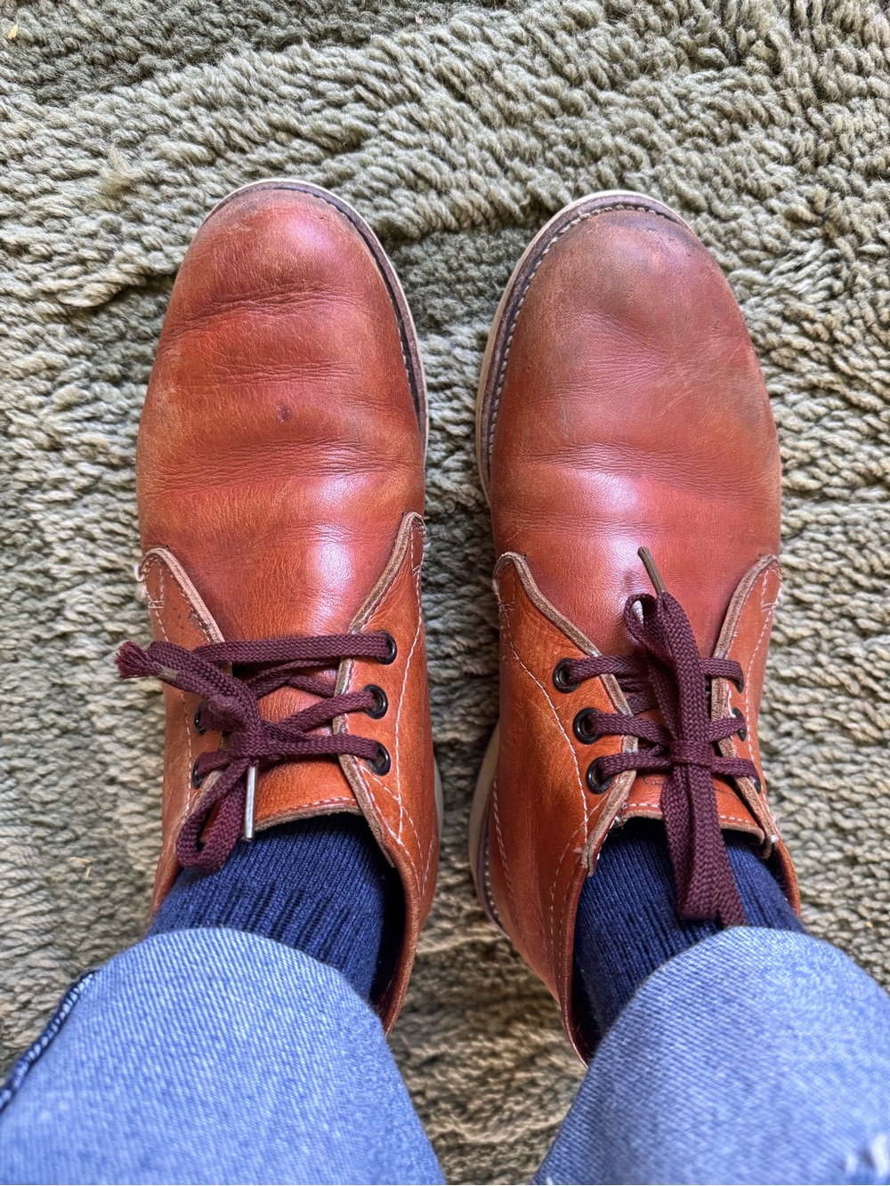 Vintage Chippewa Tan Brown Leather Chukka Boots